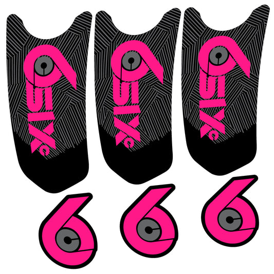 Aufkleber RaceFace SixC Cinch, Kurbelgarnitur, Fahrradaufkleber Vinyl