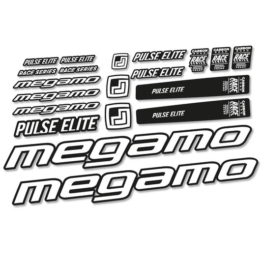 Aufkleber Megamo Pulse Elite 2022, Rahmen, Fahrradaufkleber Vinyl