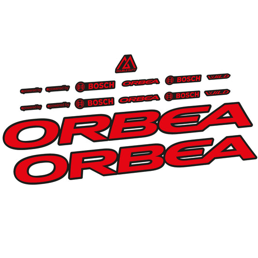 Aufkleber Orbea Wild FS H20 E-Bike 2021, Rahmen, Fahrradaufkleber Vinyl