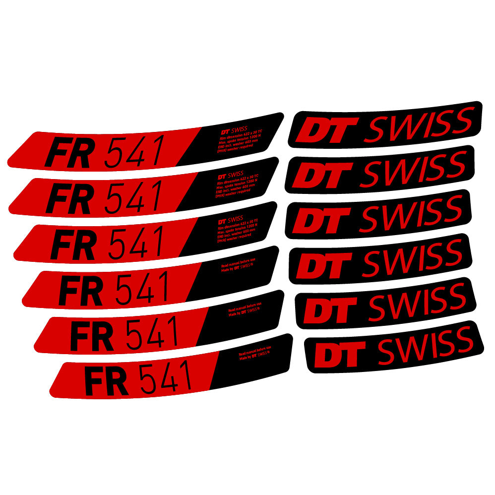 Decal DT Swiss FR 541, MTB Wheel 29, bike sticker vinyl