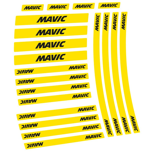 Aufkleber Mavic, Rennrad 50 mm und Nabe, Fahrradaufkleber Vinyl