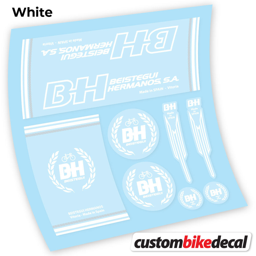 Aufkleber BH, Classic Frame, Fahrradaufkleber Vinyl