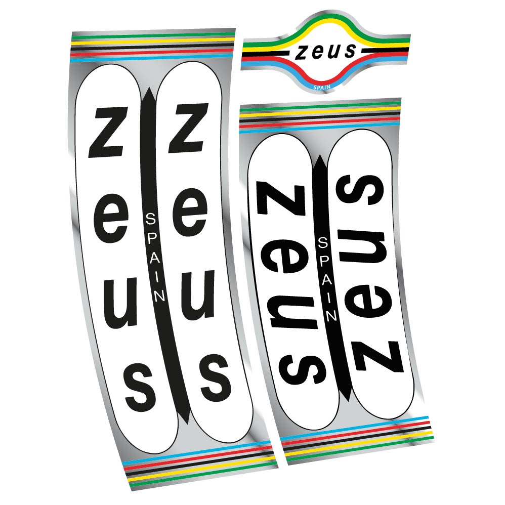 Aufkleber Zeus, Classic Bike, Fahrradaufkleber Vinyl