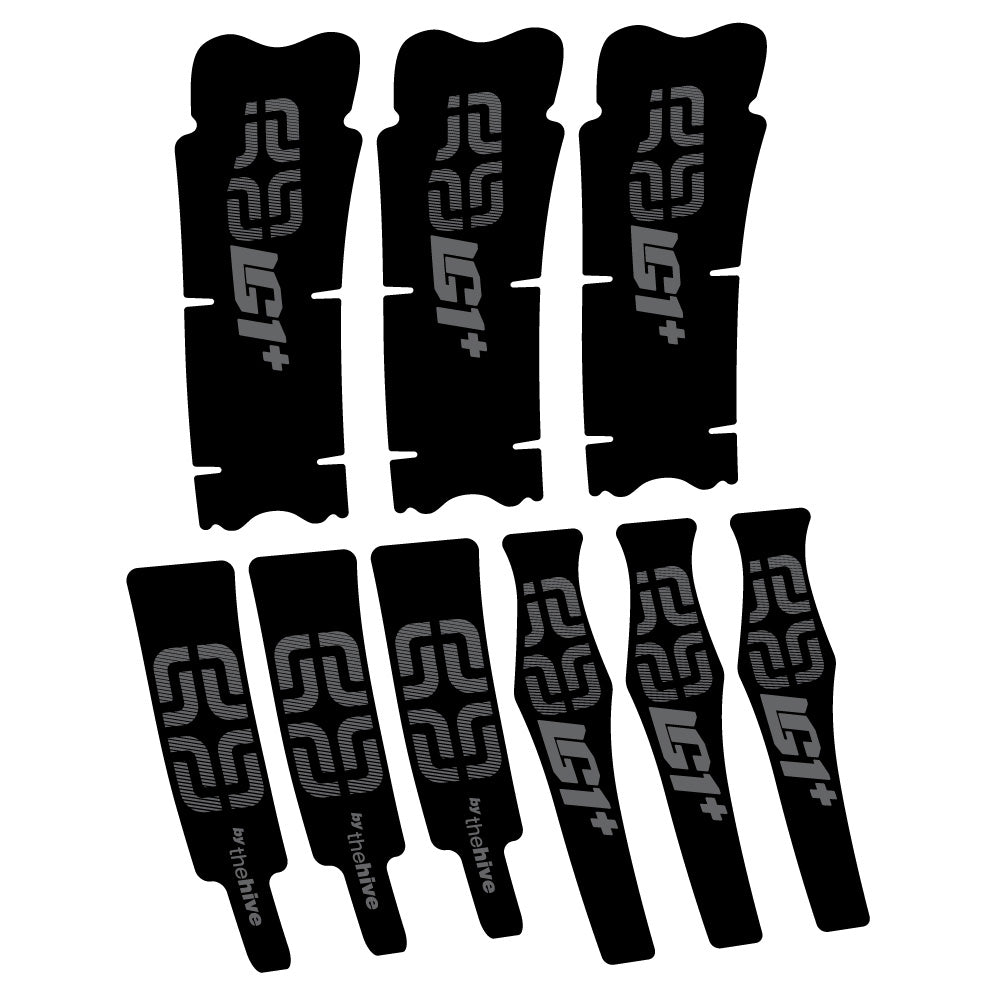 Aufkleber E-thirteen LG1 Plus Carbon, Kurbelgarnitur, Fahrradaufkleber Vinyl