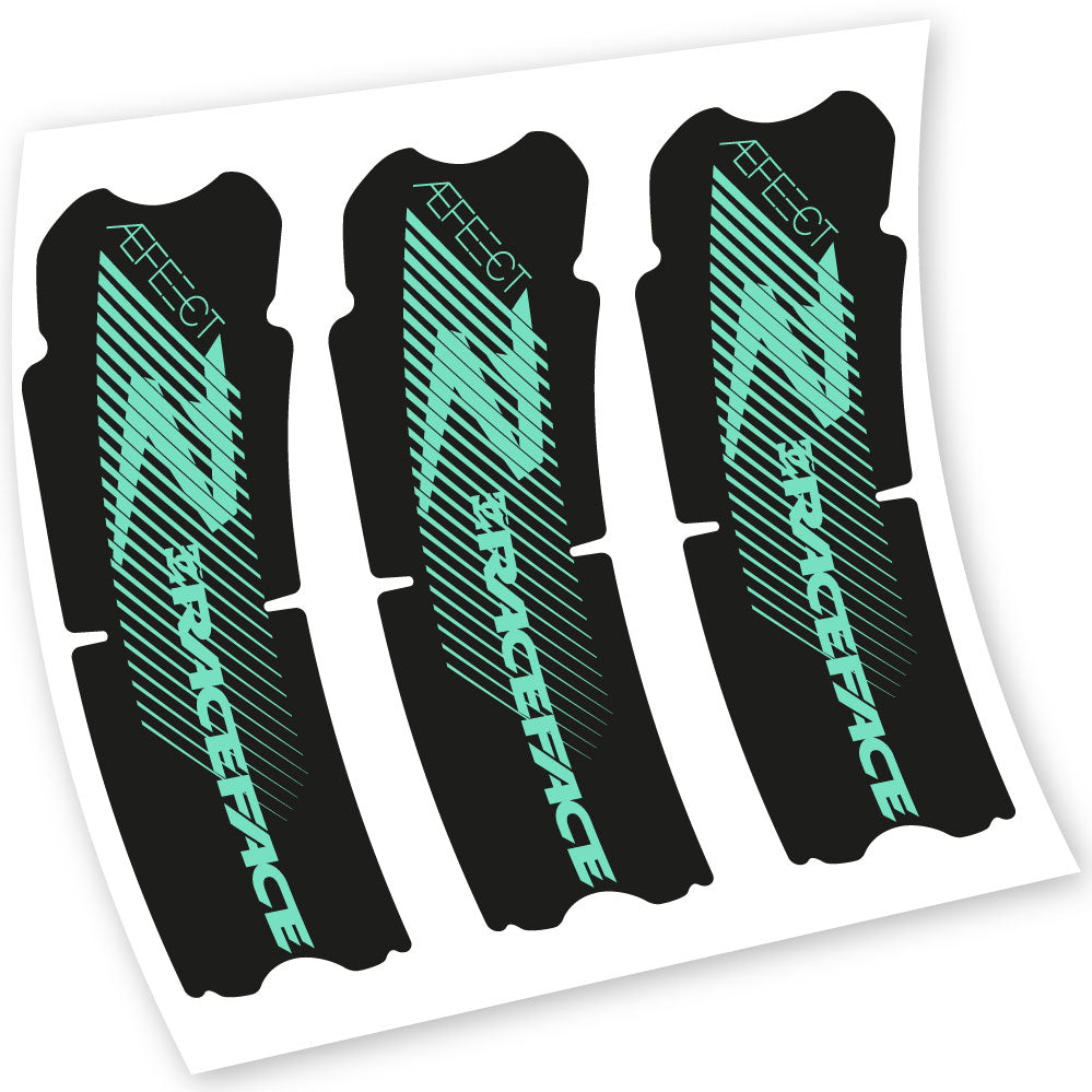 Aufkleber, Race Face Aeffect R, Kurbelgarnitur, Fahrradaufkleber Vinyl