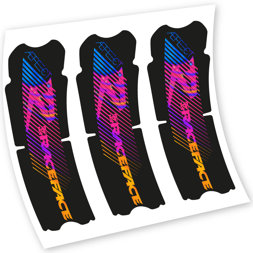 Aufkleber, Race Face Aeffect R, Kurbelgarnitur, Fahrradaufkleber Vinyl
