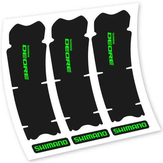 Aufkleber, Shimano Deore XT M615, Kurbelgarnitur, Fahrradaufkleber Vinyl