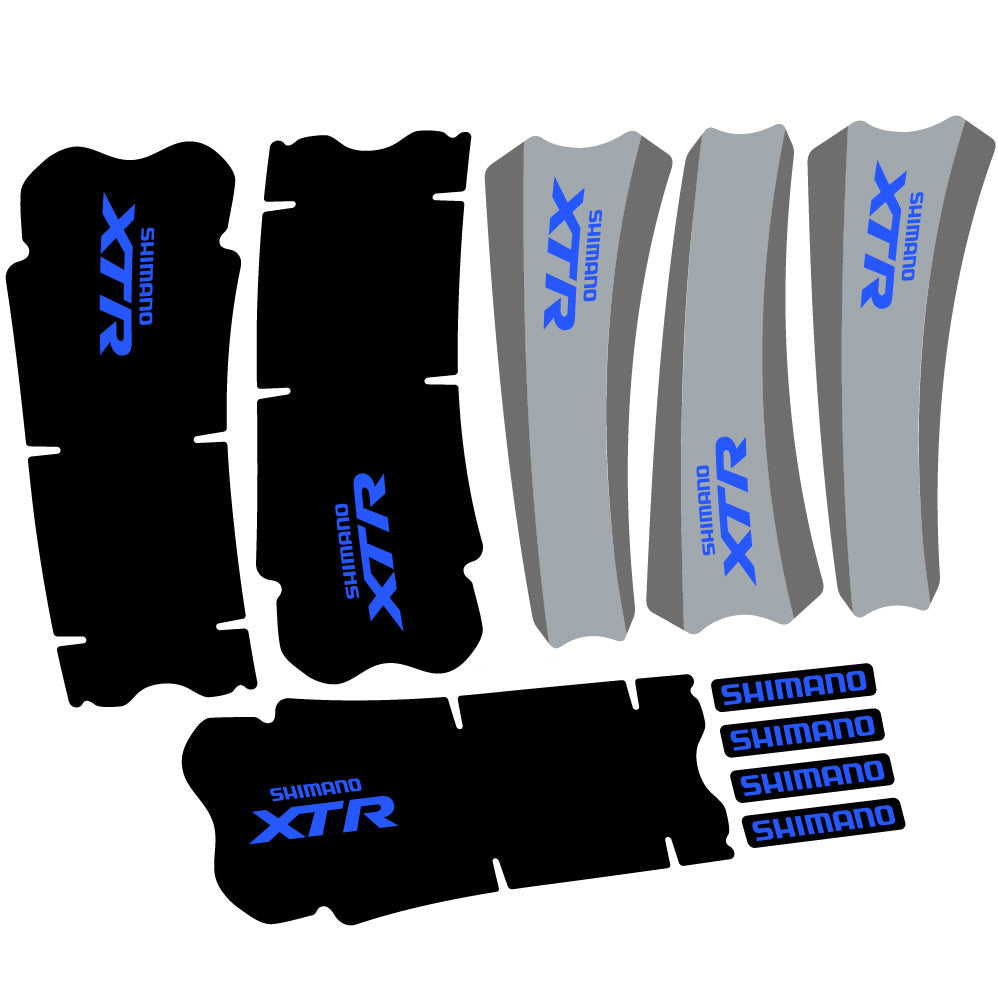 Decal Shimano XTR M970, Crankset, bike sticker vinyl