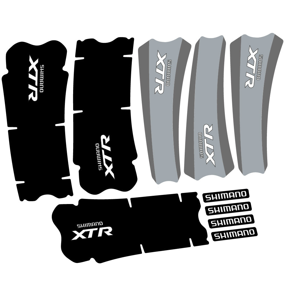Decal Shimano XTR M970, Crankset, bike sticker vinyl