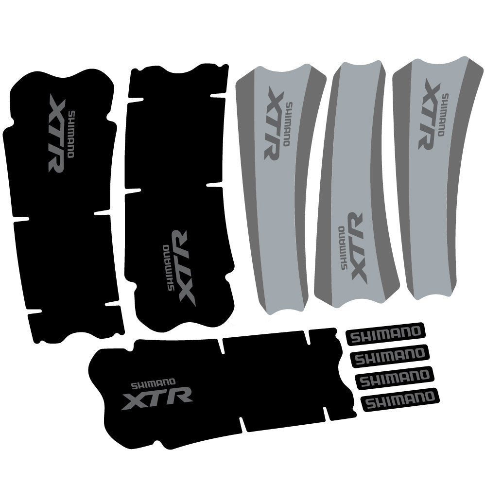 Decal Shimano XTR M970, Crankset, bike sticker vinyl