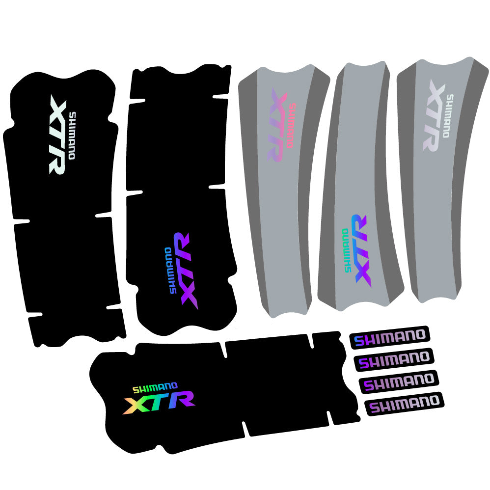 Decal Shimano XTR M970, Crankset, bike sticker vinyl