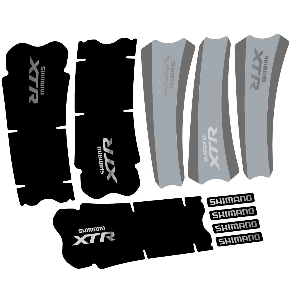 Decal Shimano XTR M970, Crankset, bike sticker vinyl