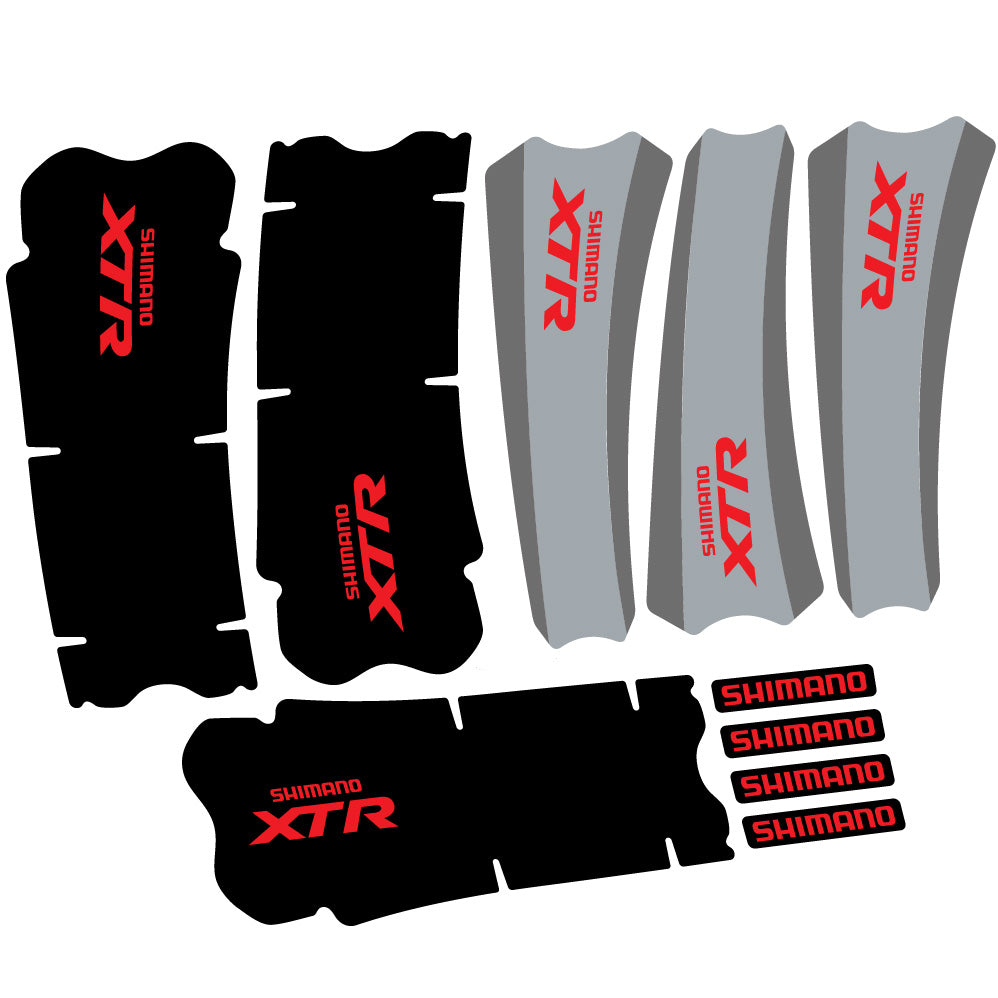 Decal Shimano XTR M970, Crankset, bike sticker vinyl