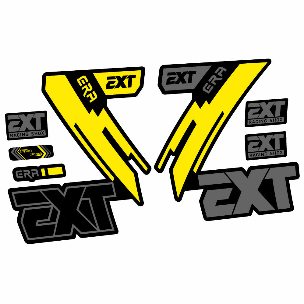 Decal EXT Era, Fork 29, bike sticker vinyl
