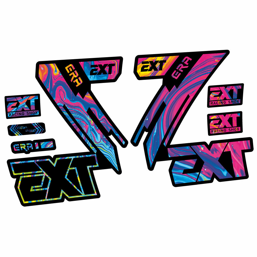 Decal EXT Era, Fork 29, bike sticker vinyl