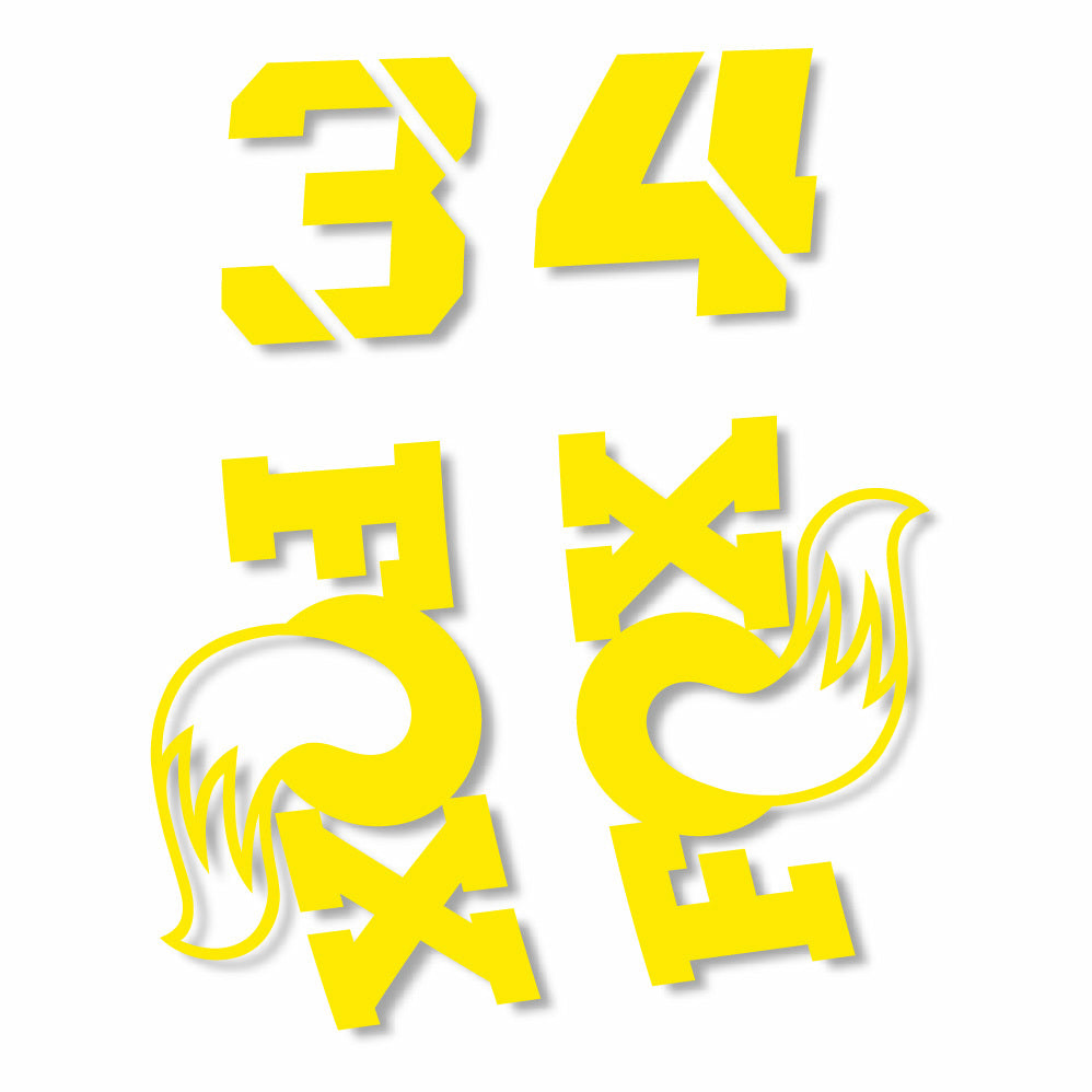 Aufkleber Fox 34, Gabel 29, Fahrradaufkleber Vinyl