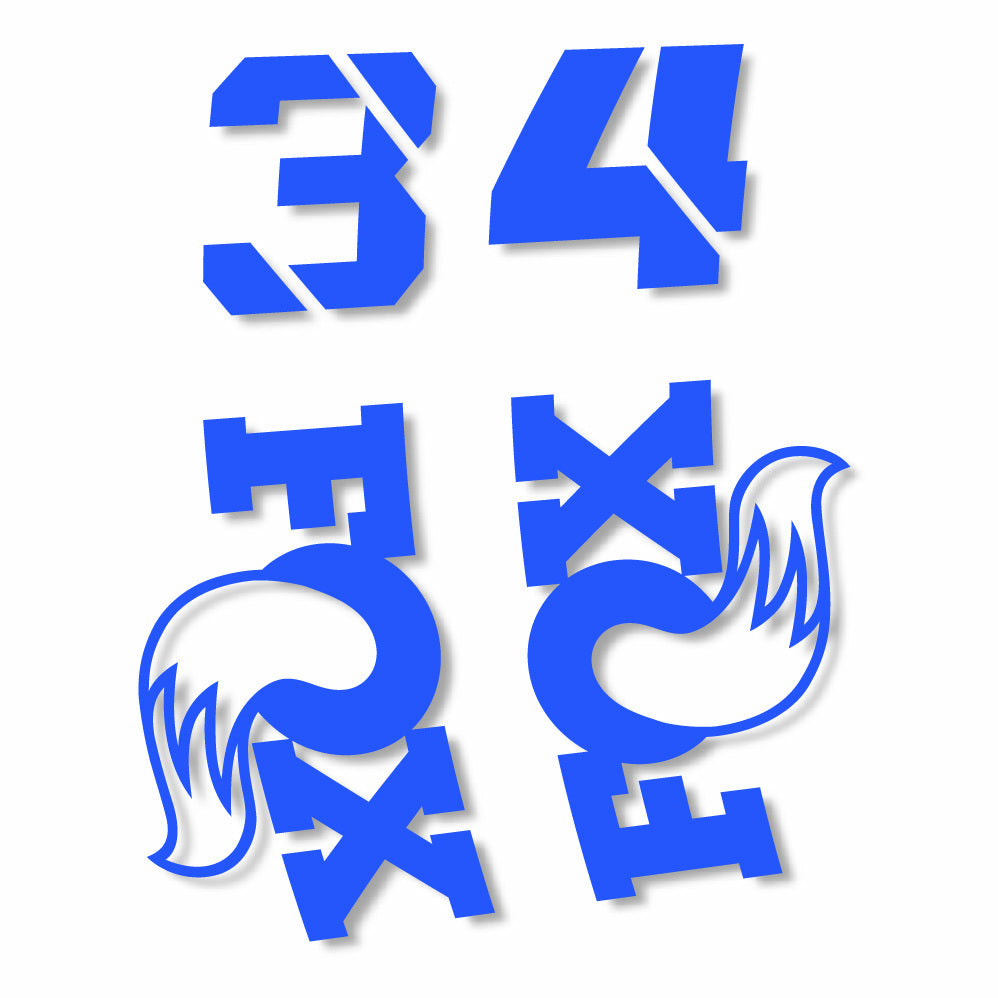 Aufkleber Fox 34, Gabel 29, Fahrradaufkleber Vinyl
