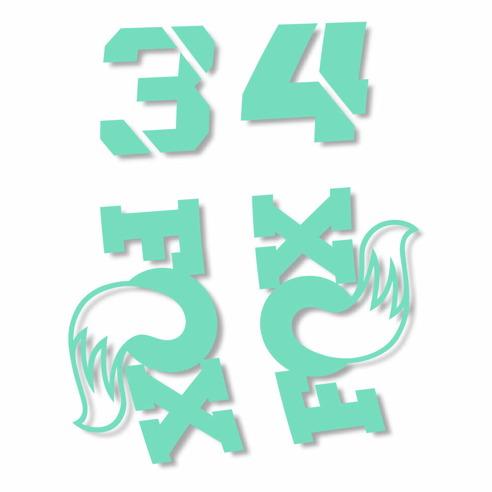 Aufkleber Fox 34, Gabel 29, Fahrradaufkleber Vinyl