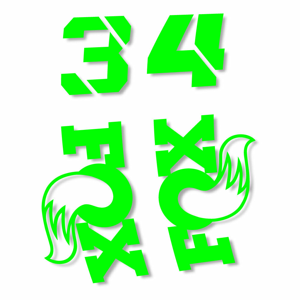 Aufkleber Fox 34, Gabel 29, Fahrradaufkleber Vinyl