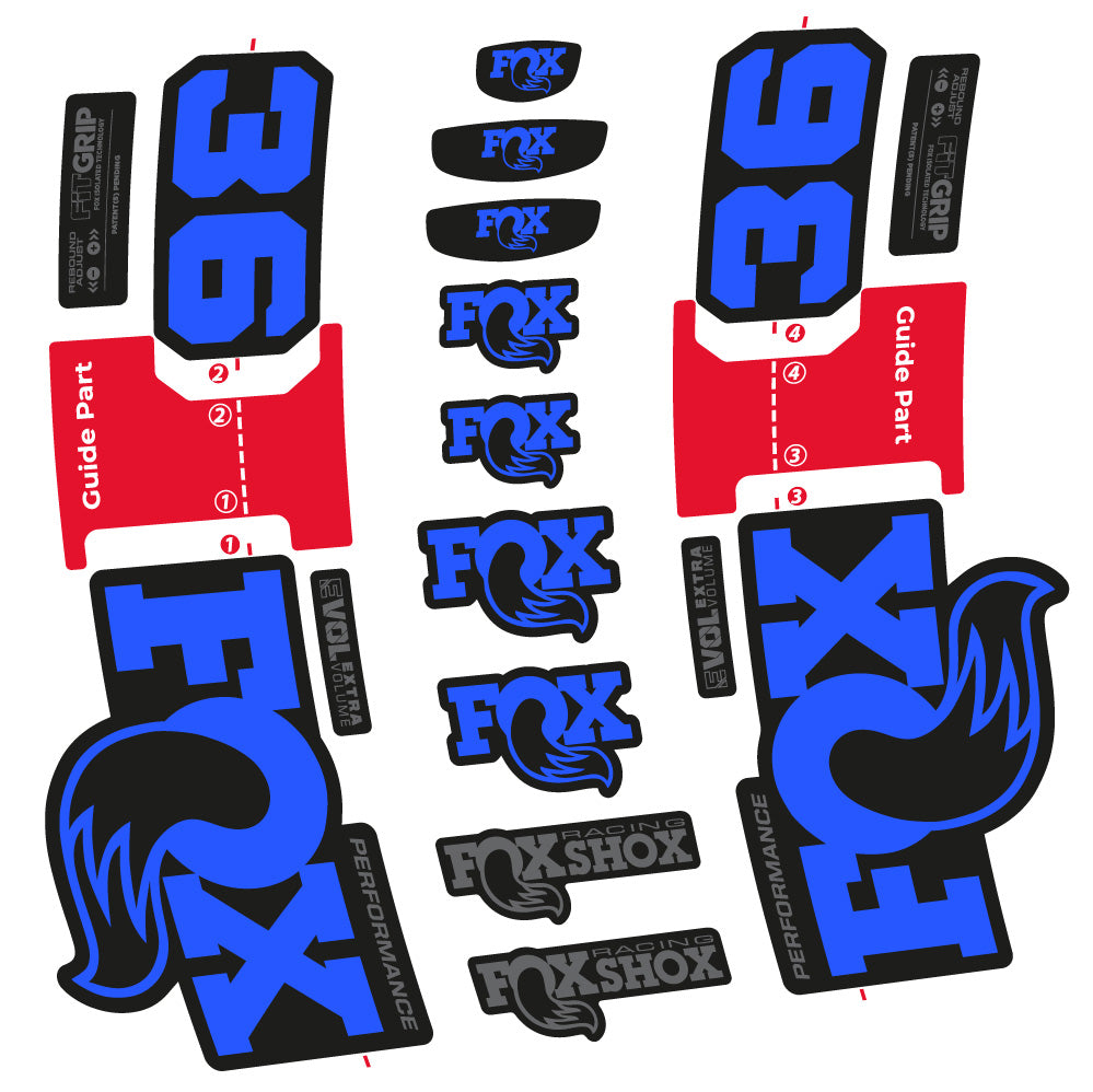 Aufkleber FOX 36 Performance, Gabel 29, Fahrradaufkleber Vinyl