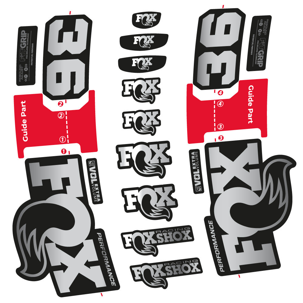Aufkleber FOX 36 Performance, Gabel 29, Fahrradaufkleber Vinyl
