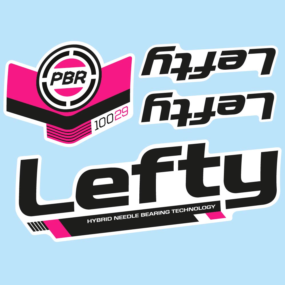 Decal Cannondale Lefty PBR 100 29 2016, fork, bike sticker vinyl
