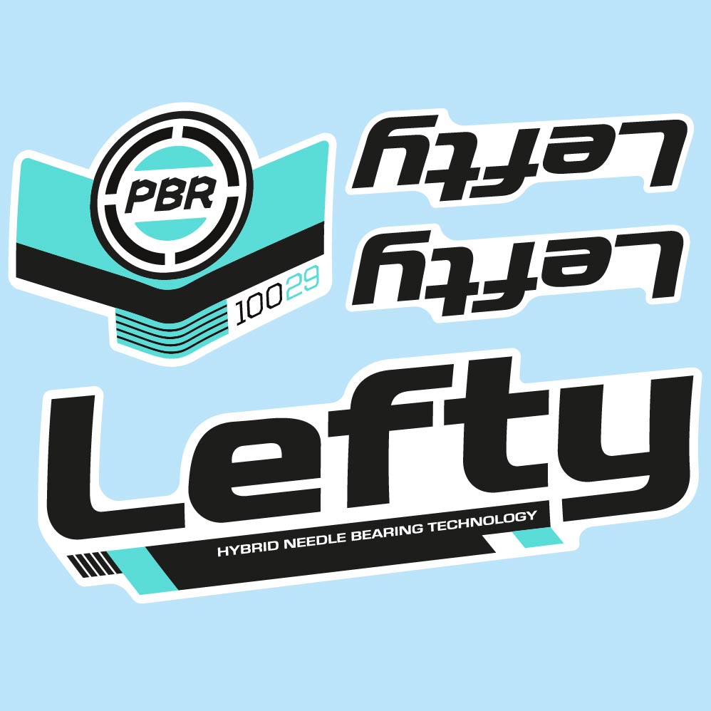 Decal Cannondale Lefty PBR 100 29 2016, fork, bike sticker vinyl
