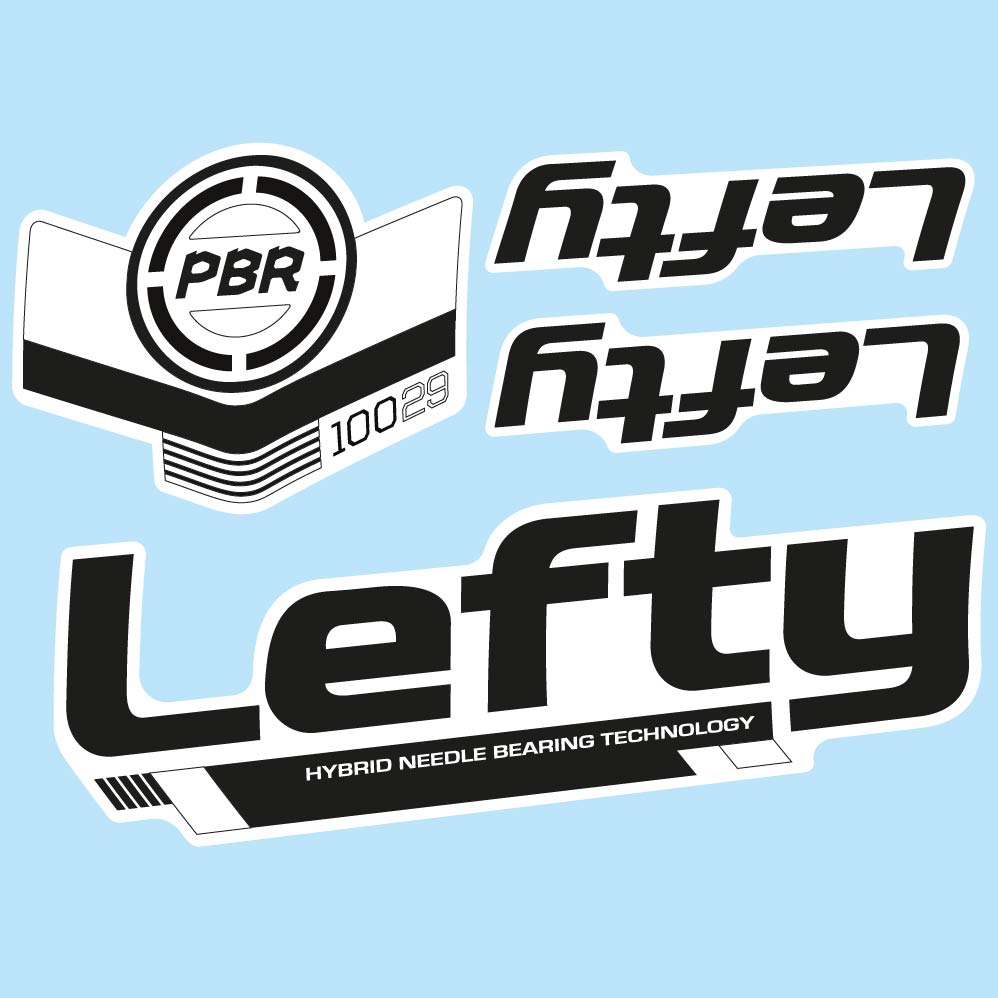 Decal Cannondale Lefty PBR 100 29 2016, fork, bike sticker vinyl