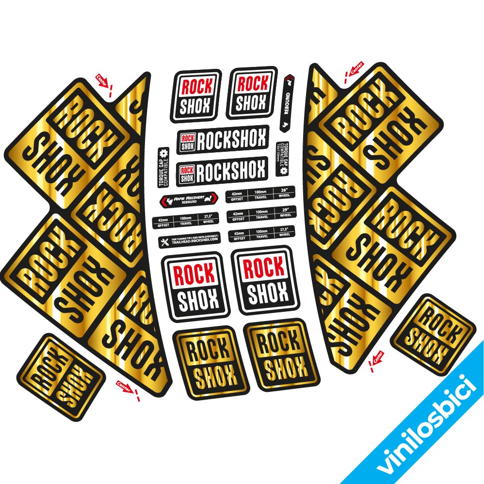 Decal Rock Shox Nino Shurter Cape Epic, fork, bike sticker vinyl