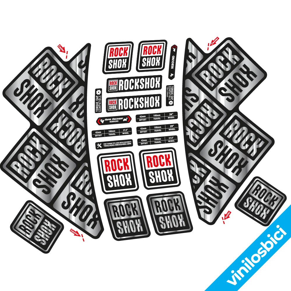 Decal Rock Shox Nino Shurter Cape Epic, fork, bike sticker vinyl
