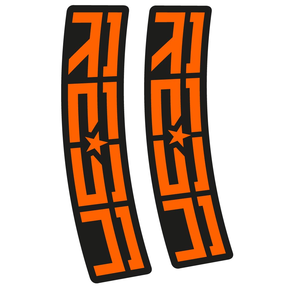 Aufkleber Rock Shox Reba, Gabel, Fahrradaufkleber Vinyl