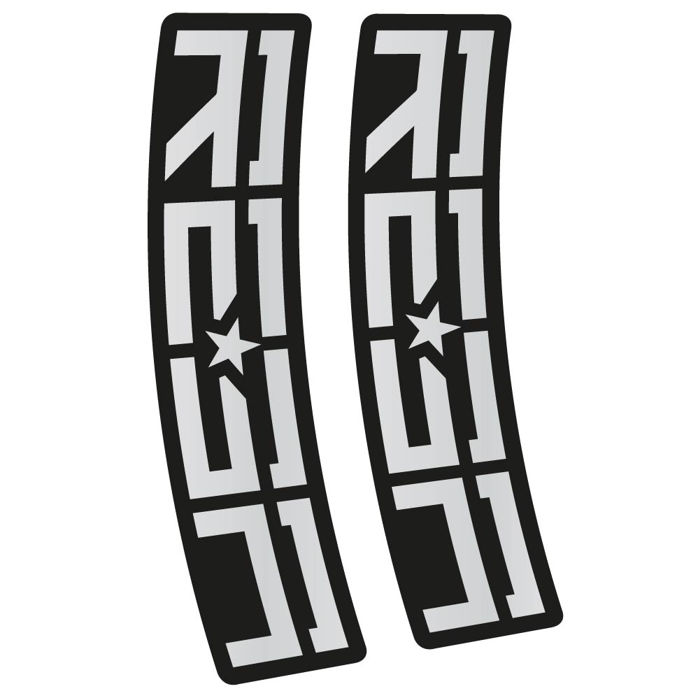 Aufkleber Rock Shox Reba, Gabel, Fahrradaufkleber Vinyl