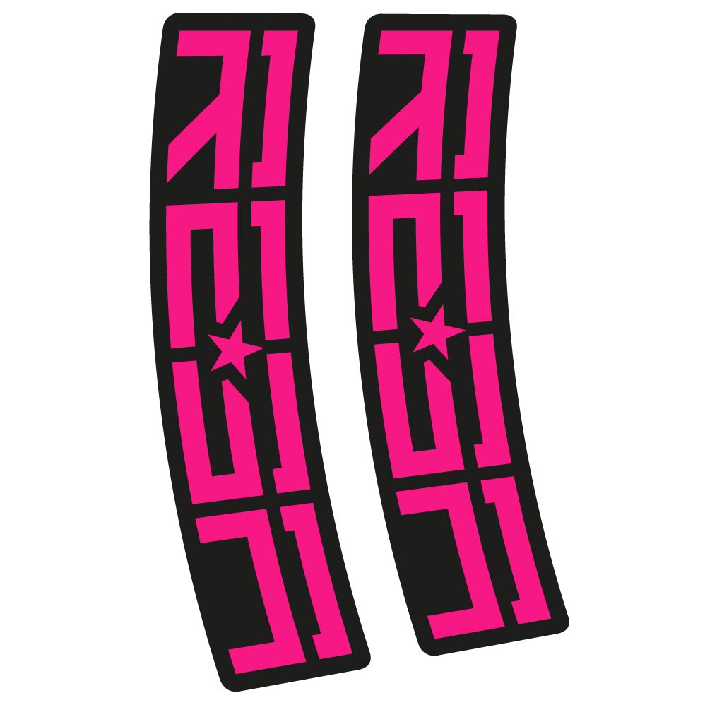 Aufkleber Rock Shox Reba, Gabel, Fahrradaufkleber Vinyl