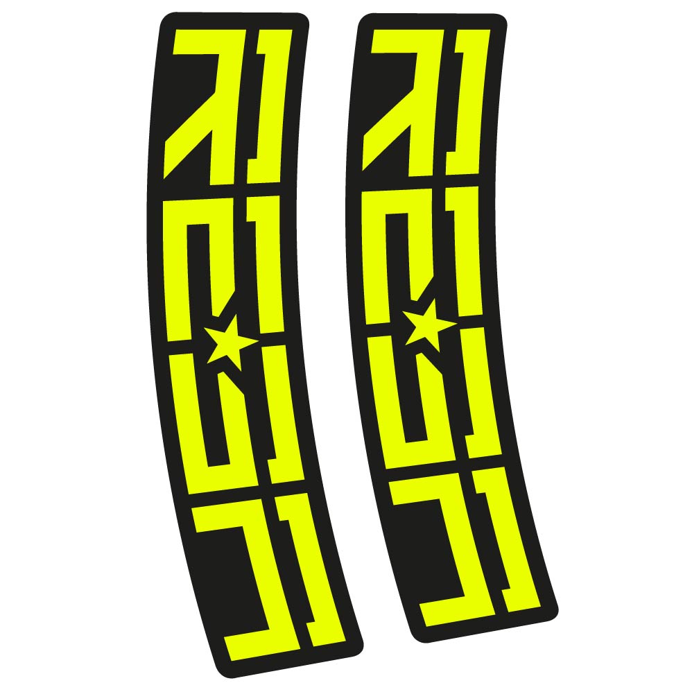 Aufkleber Rock Shox Reba, Gabel, Fahrradaufkleber Vinyl