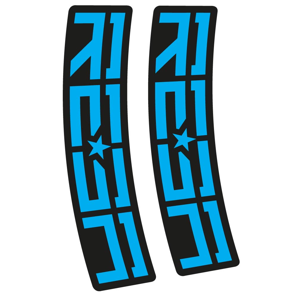 Aufkleber Rock Shox Reba, Gabel, Fahrradaufkleber Vinyl