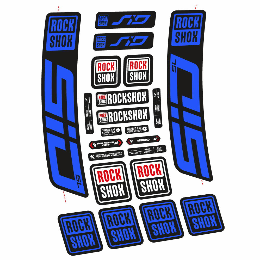 Decal Rock Shox Sid SL 2021, Fork 29, bike sticker vinyl