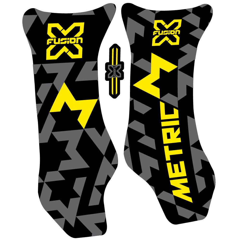 Decal X Fusion Metric 2018, Fork 29, bike sticker vinyl