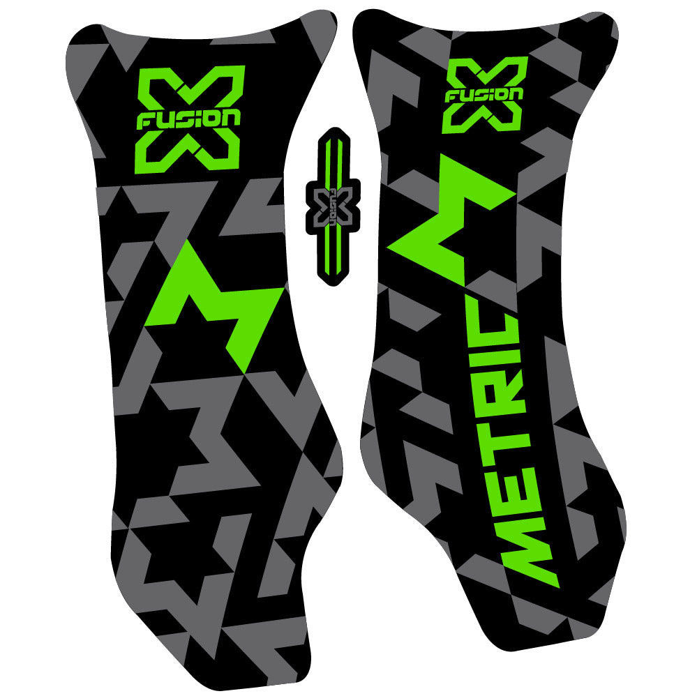 Decal X Fusion Metric 2018, Fork 29, bike sticker vinyl