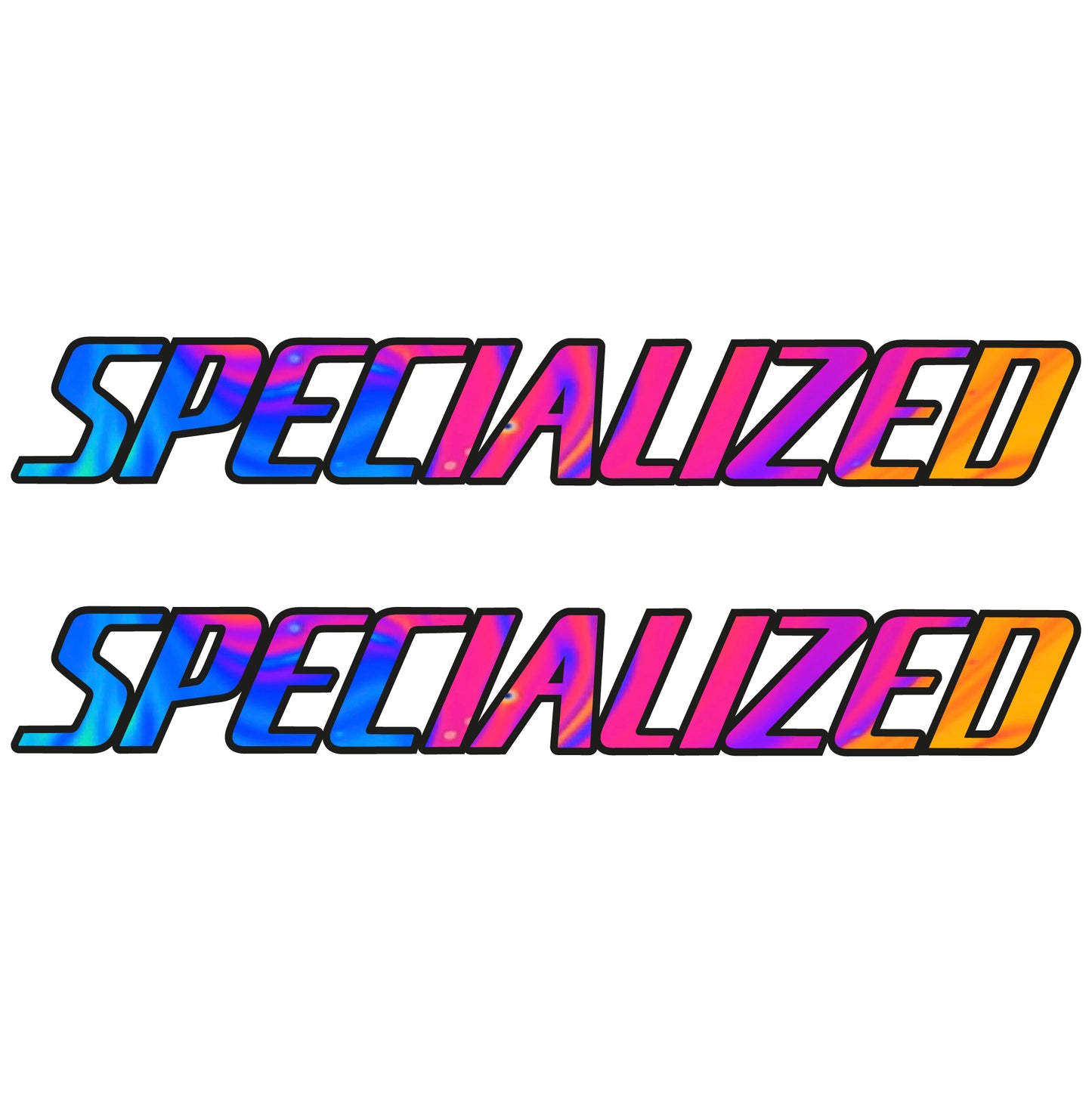 Aufkleber, Specialized, Rahmen, Fahrradaufkleber Vinyl