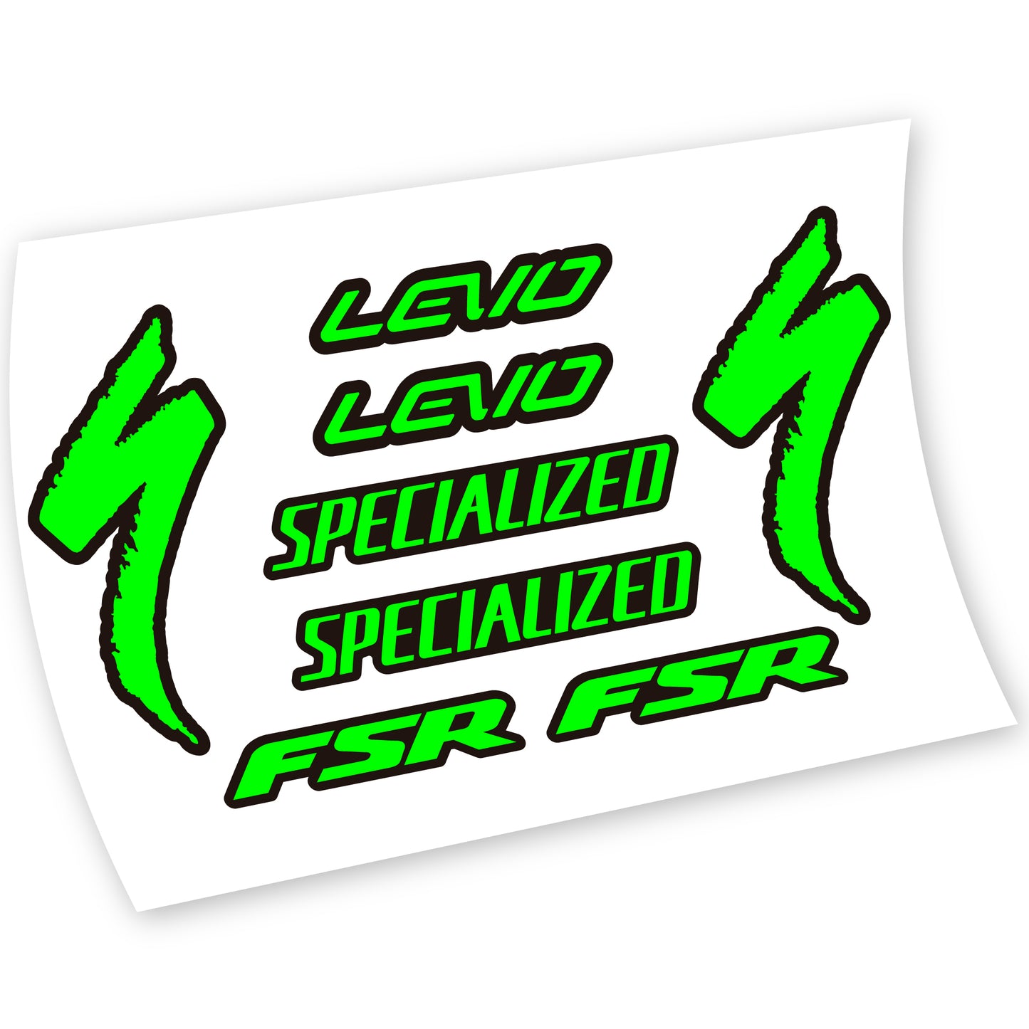 Aufkleber, Specialized Levo FSR, Rahmen, Fahrradaufkleber Vinyl