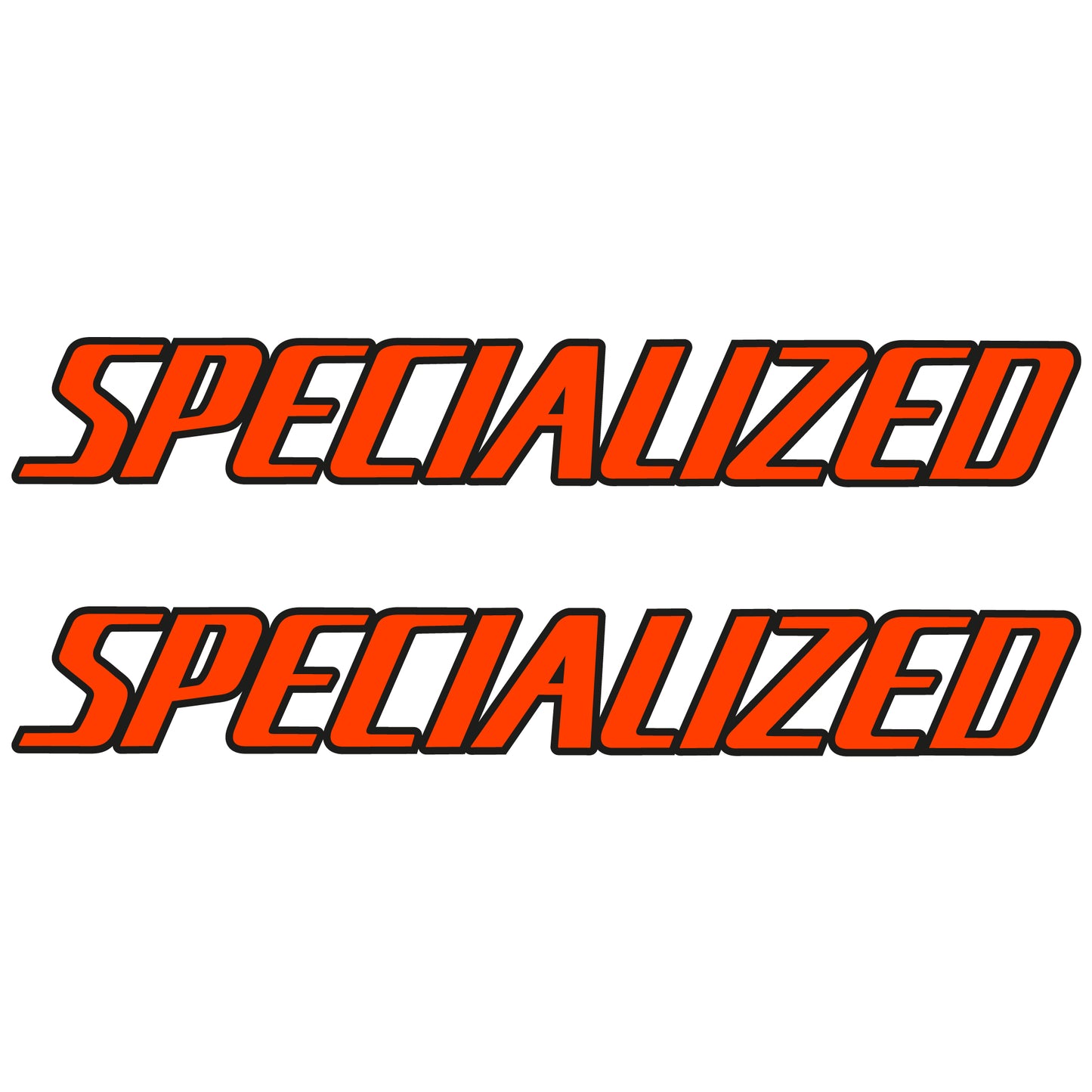 Aufkleber, Specialized, Rahmen, Fahrradaufkleber Vinyl