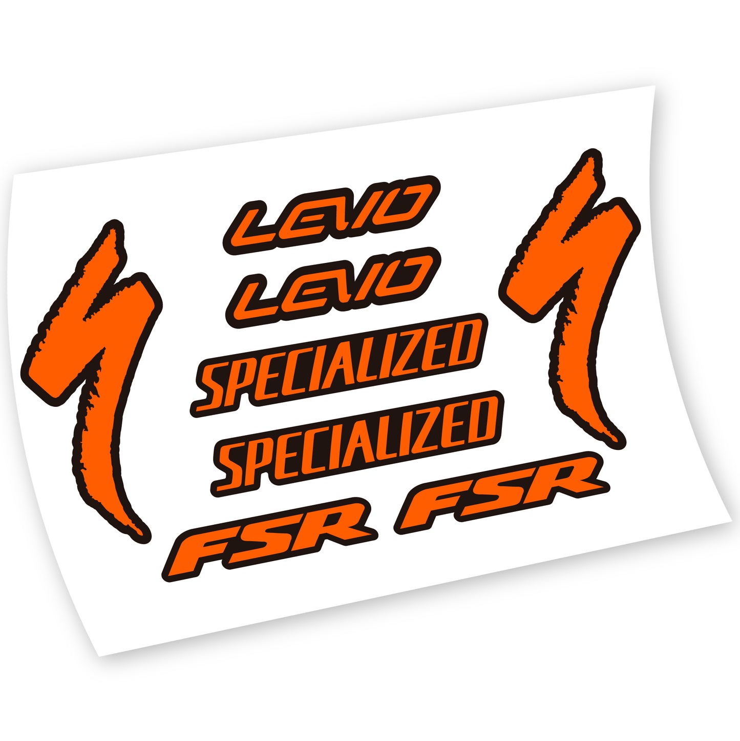 Aufkleber, Specialized Levo FSR, Rahmen, Fahrradaufkleber Vinyl