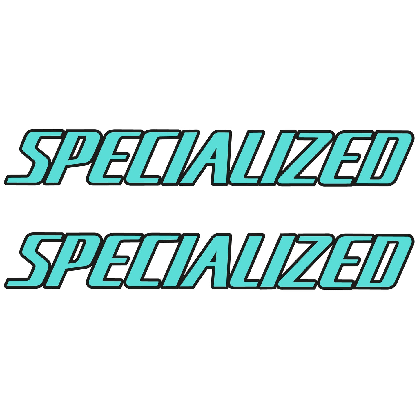 Aufkleber, Specialized, Rahmen, Fahrradaufkleber Vinyl