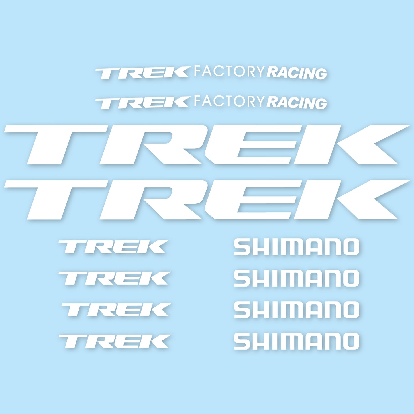 Decals, Trek Factory Racing Team, Frame, Bike sticker vinyl