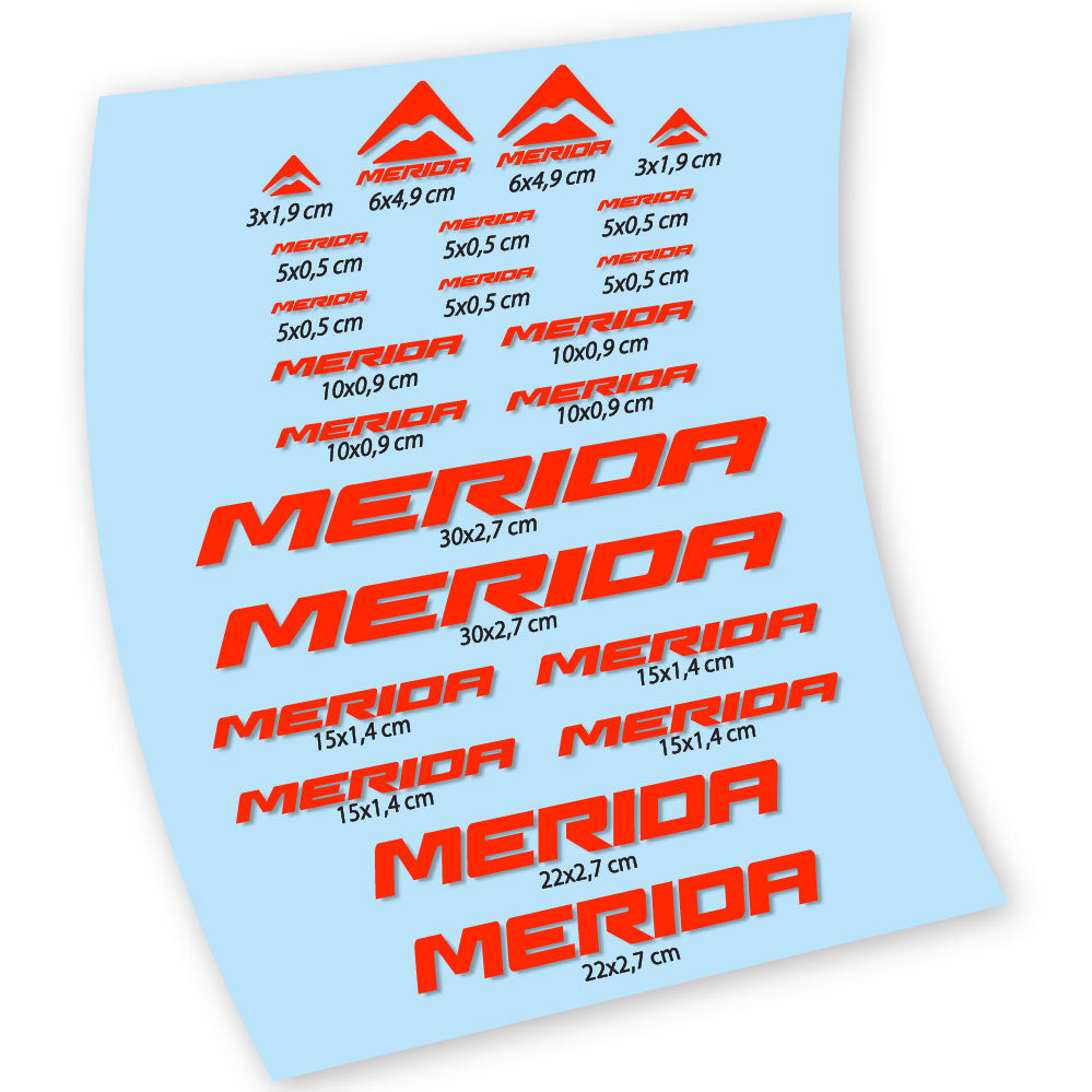 Aufkleber, Merida. Rahmen, Fahrradaufkleber Vinyl
