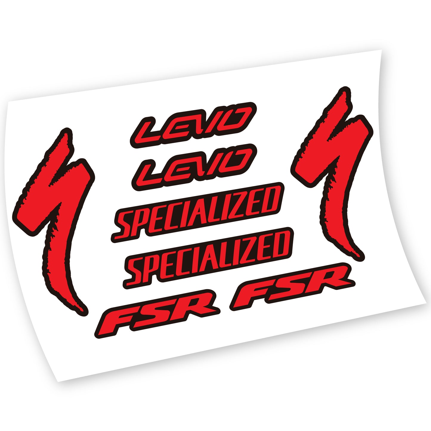 Aufkleber, Specialized Levo FSR, Rahmen, Fahrradaufkleber Vinyl