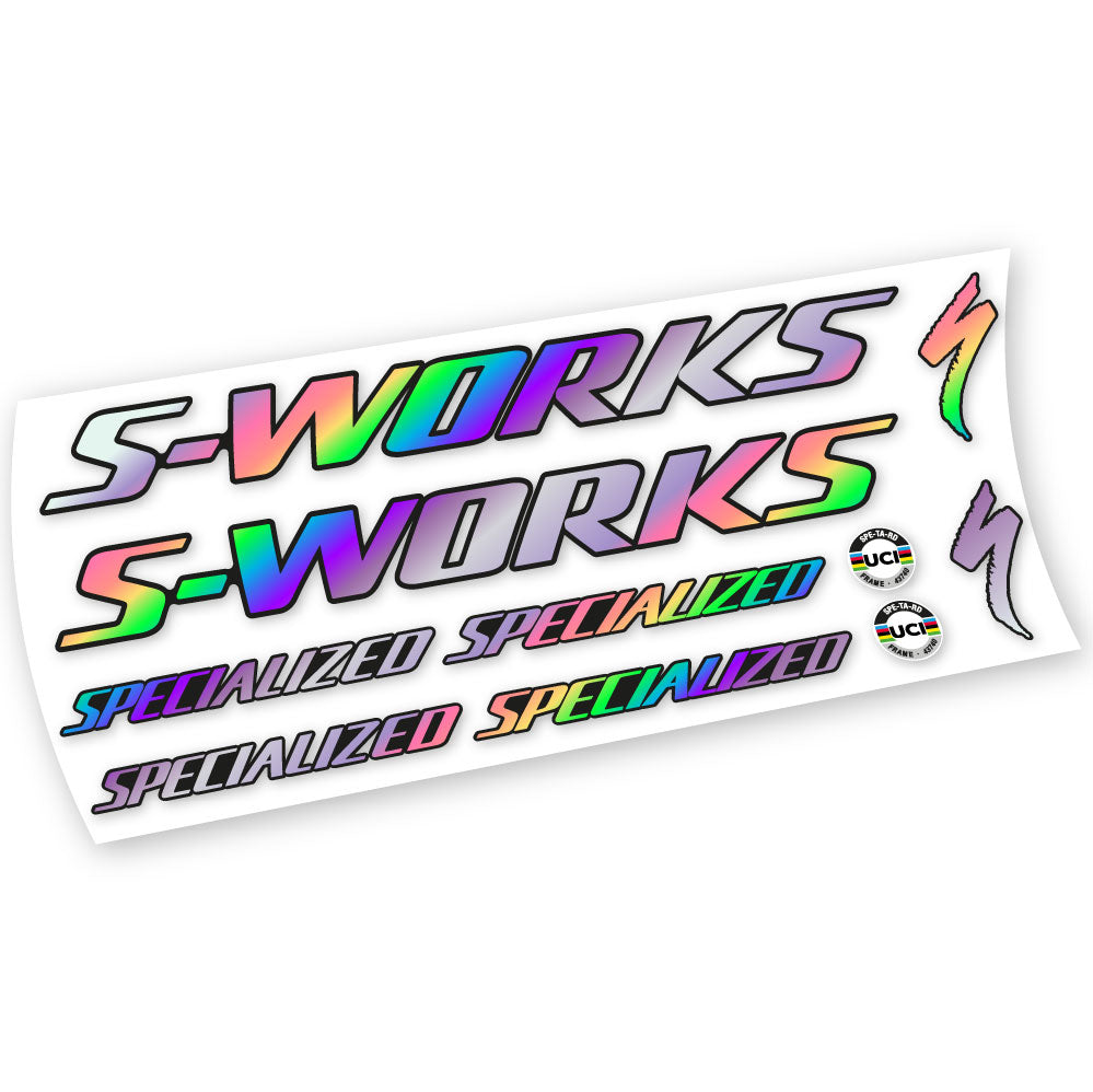Aufkleber kompatibel mit Specialized S-Works Tarmac SL7 Rahmen – Modelle 2021–2023 | Vinyl-Aufkleber für Rennräder