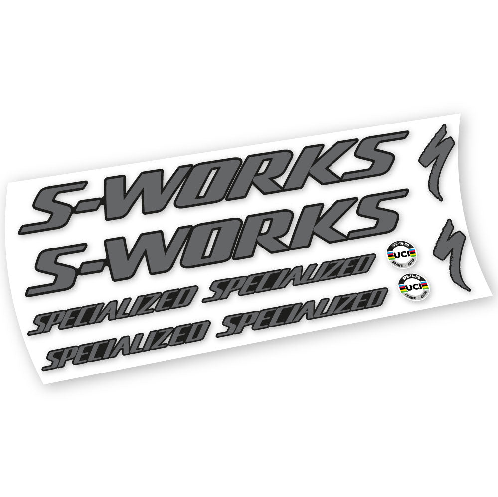Aufkleber kompatibel mit Specialized S-Works Tarmac SL7 Rahmen – Modelle 2021–2023 | Vinyl-Aufkleber für Rennräder