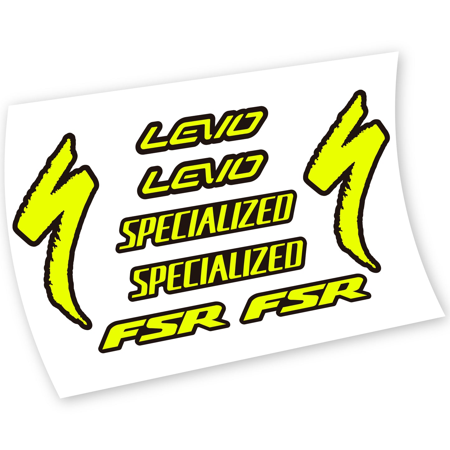 Aufkleber, Specialized Levo FSR, Rahmen, Fahrradaufkleber Vinyl