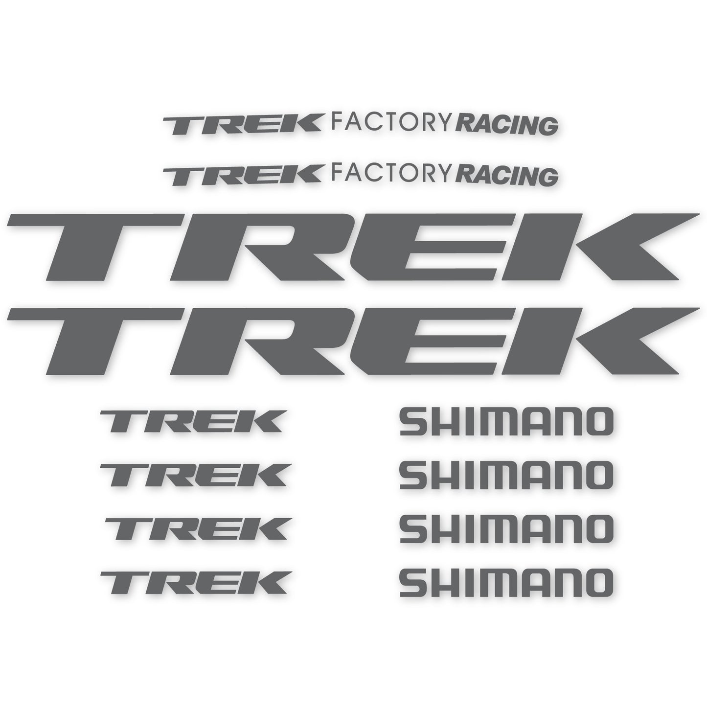 Decals, Trek Factory Racing Team, Frame, Bike sticker vinyl